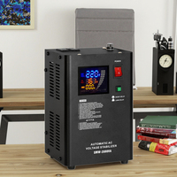 KEBO 2000VA Régulateur automatique monophasé de tension alternative Affichage LED complet Servomoteur Type SMW Stabilisateur mural