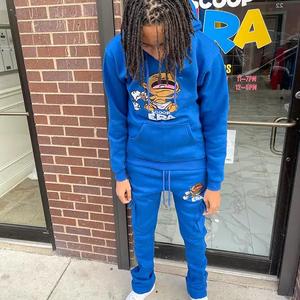 ผู้ผลิตชุดวอร์ม ราคาถูก ชุดออกกำลังกายแบบยูนิเซ็กซ์ ผ้าโพลีเอสเตอร์/คอตตอน 100% ชุดลำลองสำหรับผู้ชาย เสื้อผ้าแฟชั่น ชุดฮู้ดดี้ - Product Image 6