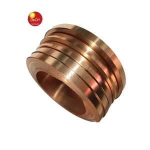 Tira de bronce fosforado ultra estrecha con corte longitudinal de 2mm 3mm 4mm 5mm 6mm de ancho