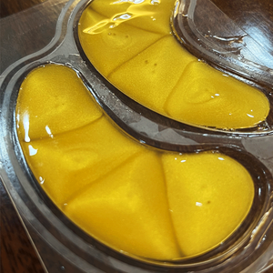 Masque pour les yeux en gel de collagène cristallin rose cœur, hydrogel, vente en gros, marque privée, OEM, or 24 carats - Product Image 2