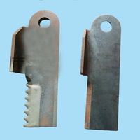 Lame de machine agricole en carbure de tungstène, usinée CNC, avec revêtement céramique personnalisé, revêtement WC, HVOF et application par projection thermique par frittage