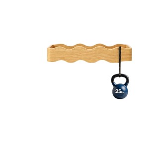 <b>Pine</b> Wood Children's Bookshelf Wall Mounted Floating <b>Shelf</b> For Kids Picture Books Storage 2 Tier - Product Image 5