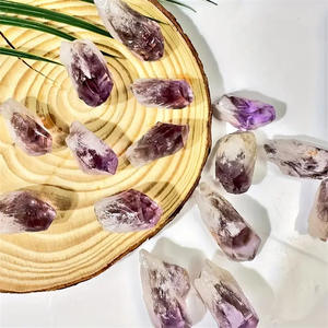 Tự Nhiên Khắc Thạch Anh Tím Răng Đá Tím Bạc Núi Hương Liệu Cá Cho Tank Trang Trí Tình Yêu Pha Lê Hoa Nồi Cho Ho - Product Image 1