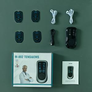 Mesin terapi pemijat otot nirkabel, mesin terapi pemijat otot nirkabel dengan 6 mode, alat latihan nyeri leher, mesin Tens nyeri periode nyaman - Product Image 6