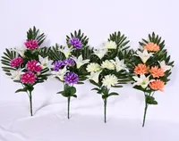 Vendita calda 43cm fiori misti cespugli fiore artificiale