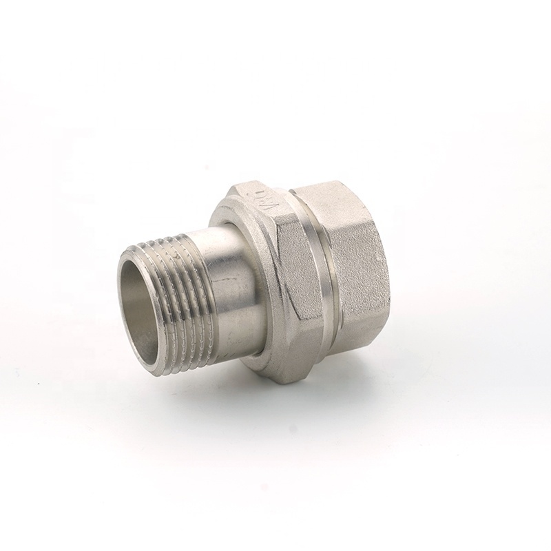 VG Brand 1/2 - 2 inch Brass Straight Union Pipe Fitting with O-ring