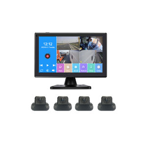 10.1 inch hiển thị cảm ứng 4 máy ảnh HD tầm nhìn ban đêm BSD bãi đậu xe giám sát lái xe ghi âm đảo ngược hiển thị với Dash Cam - Product Image 4