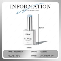 JTING Nouvelle Collection de Vernis à Ongles en Gel 9 Couleurs, Collection Morandi, ODM, Marque Privée Personnalisée avec Service d'Échantillons Gratuits, Vernis à Ongles en Gel