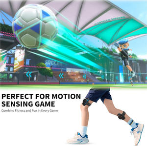 Bracelets de poignet et sangles de jambe pour manettes Joy-Con – Accessoires de <span class=keywords><strong>jeu</strong></span> – Sangle élastique réglable pour manette <span class=keywords><strong>Switch</strong></span> - Product Image 4