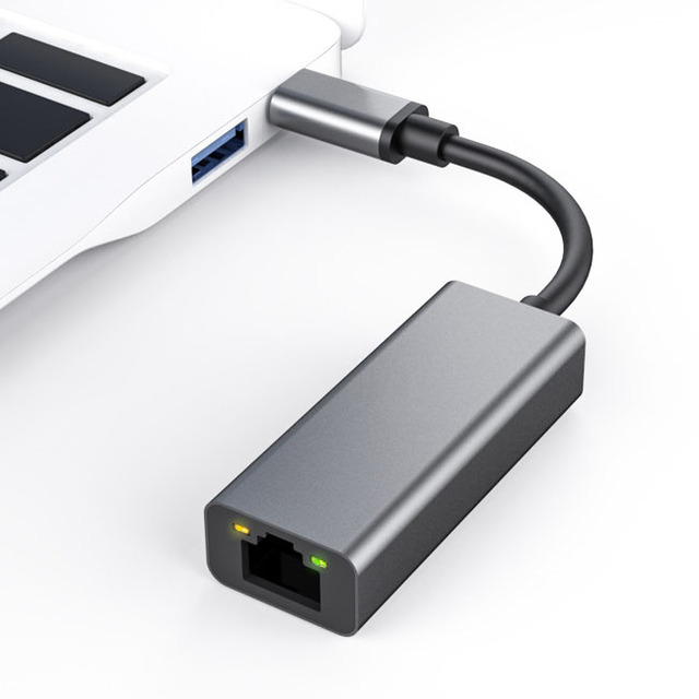 USB C to Ethernet Adapter USB Type-C to LAN Network RJ45 Ethernet Adapter