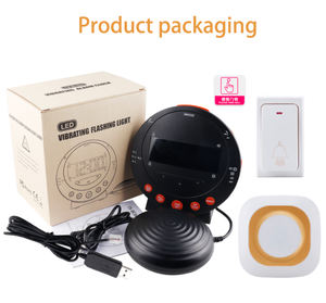 Reloj Despertador Doble Súper Fuerte con Luz LED Intermitente, Timbre y Recordatorio Telefónico, Vibración, Reloj Despertador con Sacudidor <span class=keywords><strong>de</strong></span> Cama para Personas Sordas - Product Image 6