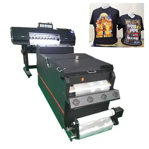 2021 Neuzugang und hochwertige digitale T-Shirt-Textildruck maschine Wärme PET-Film DTF-Drucker mit Pulversc hüttel maschine