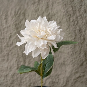 ดอก dahlias ทำจากผ้าไหมเทียมสีชมพูก้านยาวหลากสีแฟชั่นแบบทำมือ - Product Image 5