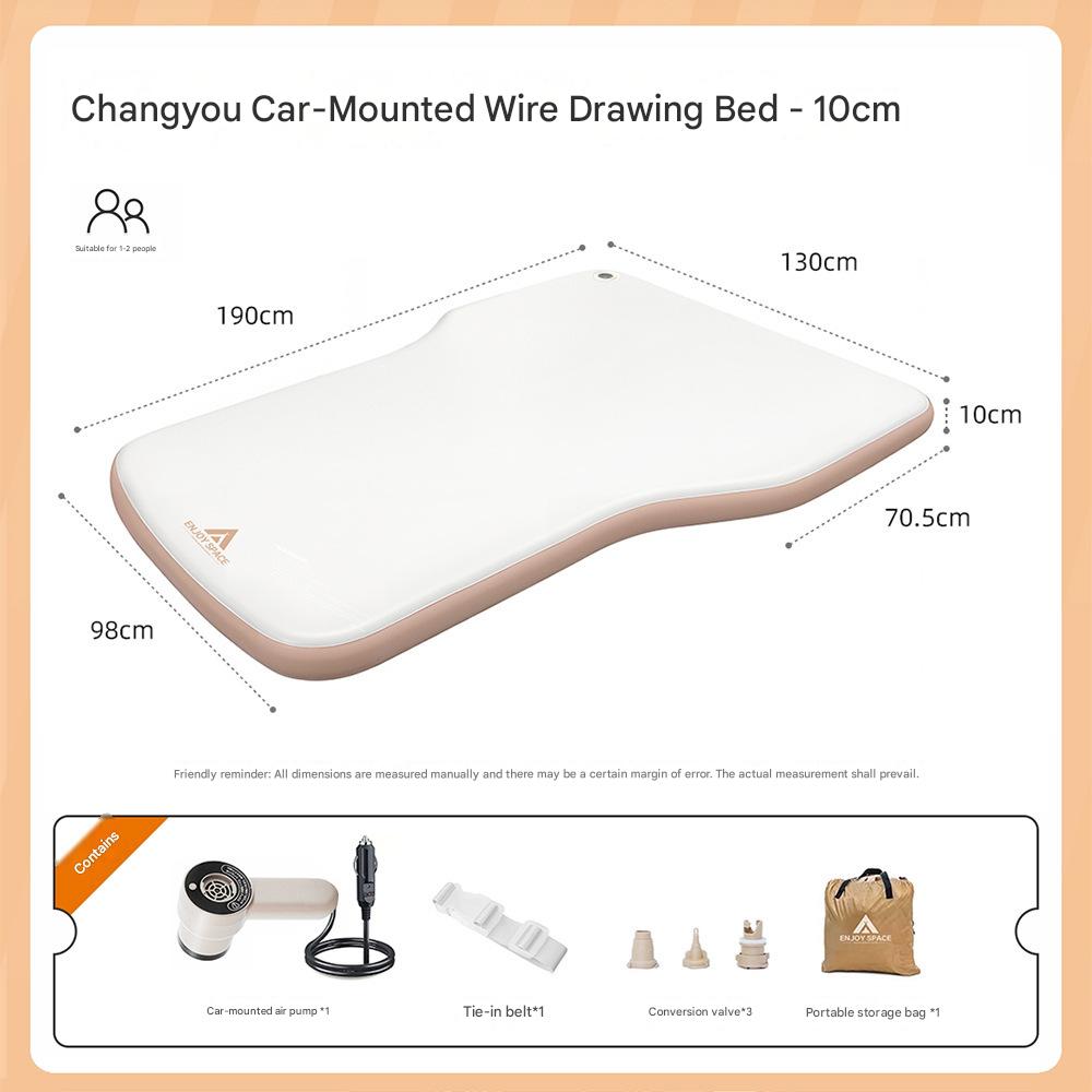 Pompe à air pour lit d'appoint de voiture, 190 cm, à câble, 2 psi.