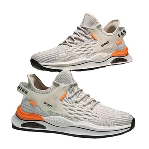 Zapatos deportivos informales de moda para hombre, para primavera y verano, versión coreana, transpirable, tejido volador, escamas de pescado, Material superior, tela superior - Product Image 4