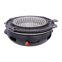 Pinnovo Barbecue à charbon de table portable Équipement de restaurant Bbq Canette de bière Poulet Rôtissoire Coréen Charbon de bois Bbq Fire Pit