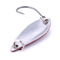 Grosir SP214 3cm 2.6g umpan Spinner logam sendok umpan pancing dengan kait tunggal
