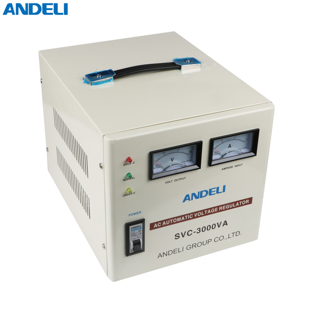ANDELI Group 220V 500VA Automatic Single-Phase AC Voltage Regulator 0.5KVA 400W 500W Stabilizer