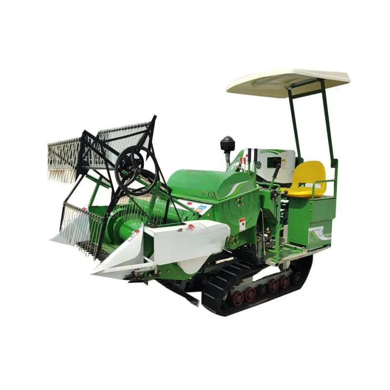 Rice and wheat combination harvesters corn harvester machine Fully automatic factory Outlet One machine for multiple purposes