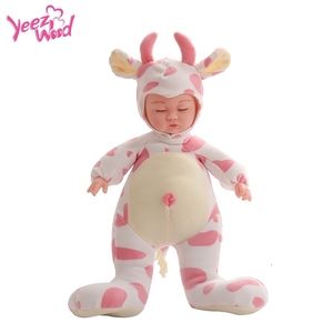 Muñeca Bebé <span class=keywords><strong>Reborn</strong></span> Económica, Diseño <span class=keywords><strong>de</strong></span> Animal Adorable Durmiendo, 16 Pulgadas, Vinilo, Muñeca <span class=keywords><strong>de</strong></span> Juguete para Niños - Product Image 2