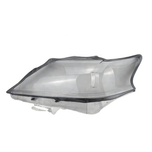 PORBAO Accessoires De Voiture Nouveau Style Bordure Noire En Plastique Transparent Verre <span class=keywords><strong>Phare</strong></span> Lentille Couverture pour RX350/RX270 2013-2015 Année - Product Image 1