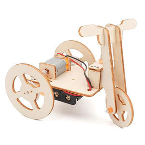 OKYN2537-38 Kit de Modelo de Experimento Científico de Triciclo de Madera para Armar, Juguete Educativo STEM para el Aprendizaje Infantil - Product Image 4