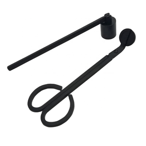 Ensemble de luxe avec logo personnalisé pour éteindre les bougies avec mèche en acier inoxydable outil de coupe pour bougies fines et accessoires - Product Image 4