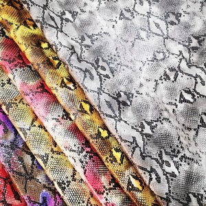 1Mm Kỳ Lạ Python Rắn Thiết Kế In Đầy Màu Sắc Da Rắn Mô Hình PU Giả Da Vải Cho Túi Xách Xe Ghế Ghế Hành Lý Xe Ô Tô - Product Image 2