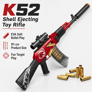 Lanceur <span class=keywords><strong>de</strong></span> billes EVA K21 rouge manuel à déclenchement par cartouche, corps <span class=keywords><strong>de</strong></span> 98 cm, pour <span class=keywords><strong>jeu</strong></span> <span class=keywords><strong>de</strong></span> cible en extérieur, vente en gros pour la distribution au détail - Product Image 1