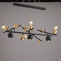Nouveau Design lustre style européen Led salle à manger plafonniers de luxe décor éclairage