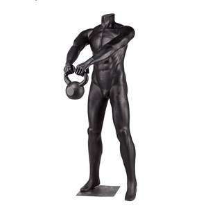Maniquí Masculino Deportivo Negro de <span class=keywords><strong>Tamaño</strong></span> <span class=keywords><strong>Real</strong></span> para Exhibición de Ropa, con Músculos y Capacidad para Levantar Pesas - Product Image 5