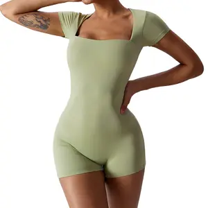 Women's Bodysuit Sexy Jumpsuits Solid Collared Tee Bodysuit Short Sleeve  Casual : : Clothing, Shoes & Accessories