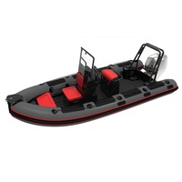 Bateau pneumatique de patrouille en Hypalon avec coque en aluminium de 7 m, Allemagne, RIB 700, à vendre