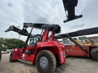 Apilador de Contenedores Kalmar DRT450 de Segunda Mano, Manipulador de Contenedores de 45T para Patio Logístico