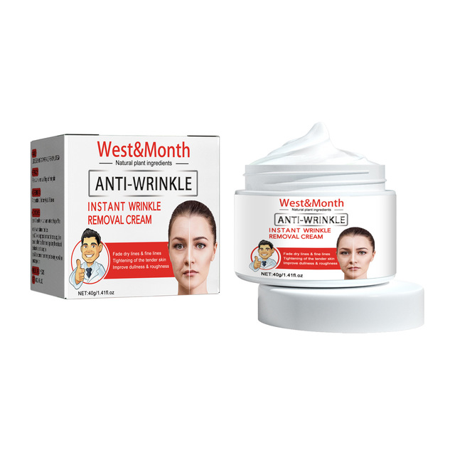 West & Month Instant Anti-Wrinkle Cream Firming Lifting Fine Lines Lines Repair Dry Skin and Lack of Water Cream 40g
