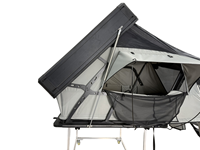 Tente de toit rigide en aluminium à charnière en X pour 4 personnes, vente en gros, équipement d'aventure tout-terrain