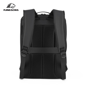 Kingsons Men's <b>Backpack</b> 20-35L Business Travel With Usb Port Solid Color Laptop Bag - Product Image 2