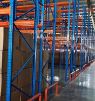 Système de rayonnage sélectif haute capacité pour entrepôt, robuste, pour le stockage de palettes par chariot élévateur