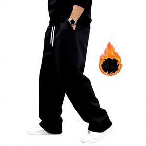 Pantalon polaire pour homme, chaud et décontracté, idéal pour l'hiver, jogging, sport, design personnalisé, vente en gros directe usine - Product Image 4