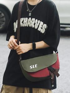 SH01802025 nueva dama moda impermeable cremallera lona estilo Hong Kong japonés y coreano Casual bandolera de hombro - Product Image 4