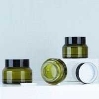 Nouvelle forme populaire 15ml 30ml Pot de crème Pot en verre facial de bonne qualité