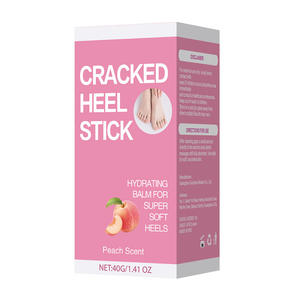 Crème pour les pieds à la pêche pour les talons secs et gercés, stick hydratant, lotion nourrissante pour les pieds, réparation de la peau - Product Image 4