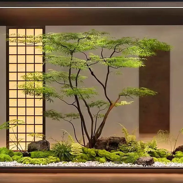 Pacchetto di progettazione paesaggistica in stile acero giapponese