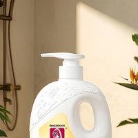 Gel douche parfum citron, gel de bain aux herbes, 650 g pour usage quotidien