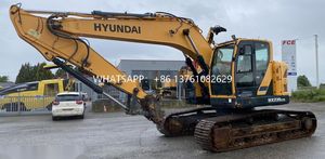 Excavatrice d'occasion 24 tonnes, Hyundai 235 de Corée, avec certification CE, d'origine, de seconde main, excavatrice hydraulique Hyundai 235 - Product Image 6