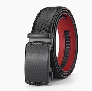 Cinturón para Hombre, Cuero Genuino, Hebilla Automática, Cinturón Versátil para Negocios - Product Image 5
