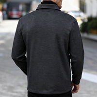 Nouvelle veste bomber respirante pour homme automne/hiver 2025, style européen et américain, décontractée et tendance, à simple boutonnage et col rabattable