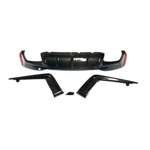 Diffuseur de pare-chocs arrière en fibre de carbone pour BMW Série 5 G30 G38 M Sport 2018 2019 2020 <span class=keywords><strong>2021</strong></span> 2022 - Product Image 3