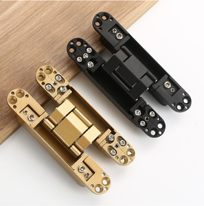 Prezzo all'ingrosso 3D regolabile cerniera invisibile porta nascosta cerniera a croce <span class=keywords><strong>per</strong></span> porte senza cuciture - Product Image 3
