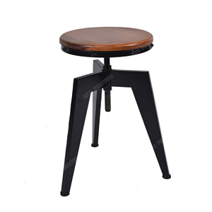 Công nghiệp cổ gấp kim loại thanh phân với ghế gỗ để bán - Product Image 4